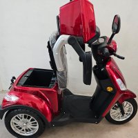 Електрическа триколка тип скутер с хидравлични спирачки В-1 LUX 1500W, снимка 14 - Мотоциклети и мототехника - 34866315