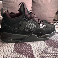 Nike Air Jordan 4 Retro Black Cat -оригинални, снимка 2 - Маратонки - 44584015