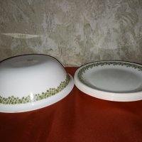 Corelle -Сервиз-  Купа и 6 чинии от аркопал, снимка 7 - Прибори за хранене, готвене и сервиране - 38917290