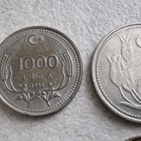 Монети. Турция. Турски лири. 8 бройки., снимка 5 - Нумизматика и бонистика - 42316469