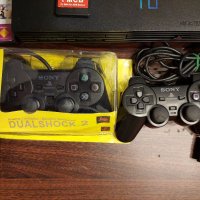 PlayStation 2 FAT хакнат, оригинален-с 3 джойстика и уникални игри, снимка 1 - PlayStation конзоли - 38018953