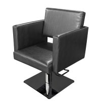 Изчистен дизайн фризьорски стол M404 - Черен - Нов!, снимка 1 - Фризьорски столове - 37259657