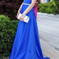 Абитуриентска рокля - цвят кралско синьо, снимка 3 - Рокли - 42014661