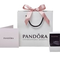 Pandora 925 сребърен талисман сърце с цирконий, снимка 8 - Гривни - 34643395