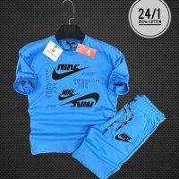 Nike мъжки летни екипи /тениска и къси панталони/ висок клас реплика, снимка 5 - Спортни дрехи, екипи - 41369394