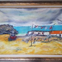 Маслена картина " Пясък и вятър ", снимка 1 - Картини - 44261318