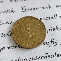 Монета - Германия - 10 пфенига | 1985г.; серия G, снимка 2 - Нумизматика и бонистика - 34797769