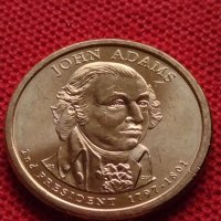 Възпоменателна монета JOHN ADAMS 2 президент на САЩ (1797-1801) за КОЛЕКЦИЯ 37757, снимка 2 - Нумизматика и бонистика - 40764133