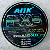 Осем нишково плетено влакно - AHK POWER BRAID PE X8, снимка 1 - Такъми - 44650453