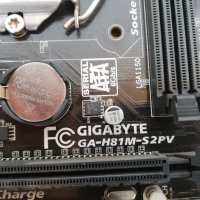 Gigabyte GA-H81M-S2PV + Celeron G1820 + 4GB RAM, снимка 6 - Дънни платки - 41916843