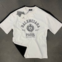 Мъжка бяла тениска Balenciaga код Br-S121, снимка 1 - Тениски - 42488999