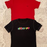 Тениски, лот, черно и червено, снимка 1 - Тениски - 40918277