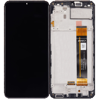 Дисплей с рамка за Samsung Galaxy A23, снимка 1 - Резервни части за телефони - 44550892