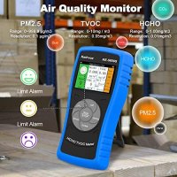 Детектор за качество на въздуха Вътрешен измервател на формалдехид Kethvoz , снимка 5 - Друга електроника - 41983573