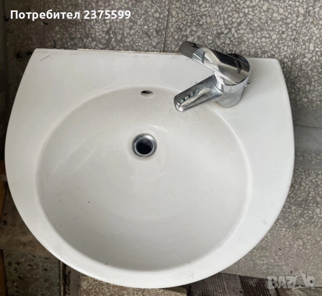 Смесител Grohe и керамична мивка, снимка 1