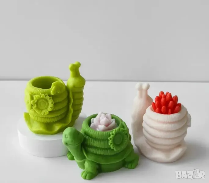 Молд кашпа охлюв НАМАЛЕН, снимка 1