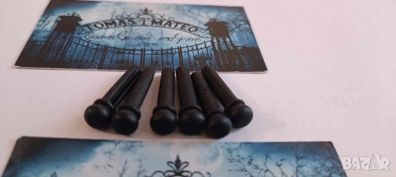 Дървени пинове за акустична китара, снимка 1