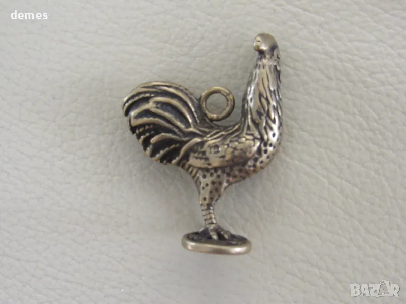 Будистки ключодържател от бронз-петел, Монголия, снимка 1