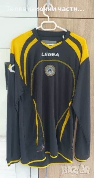 Оригинален вратарски екип с дълъг ръкав на Удинезе от сезон 2011/2012 Legea Udinese размер L, снимка 1