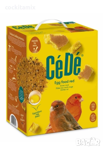 Яйчна храна за червени канари CeDe кутия 5кг, снимка 1