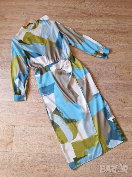 Красива цветна рокля Zara , снимка 1