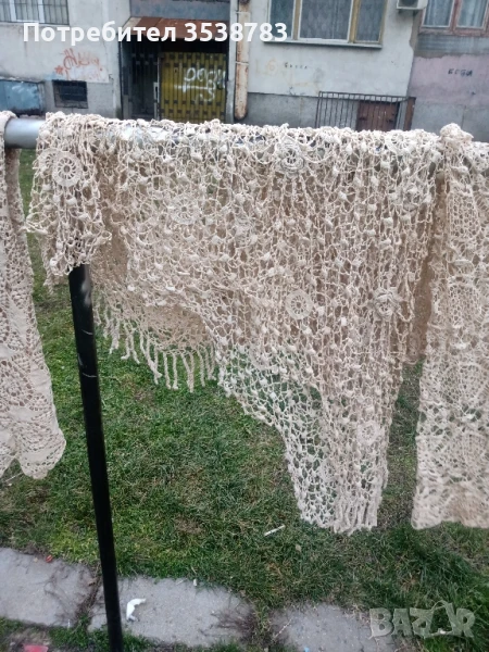 Пердета плетени на една кука , снимка 1