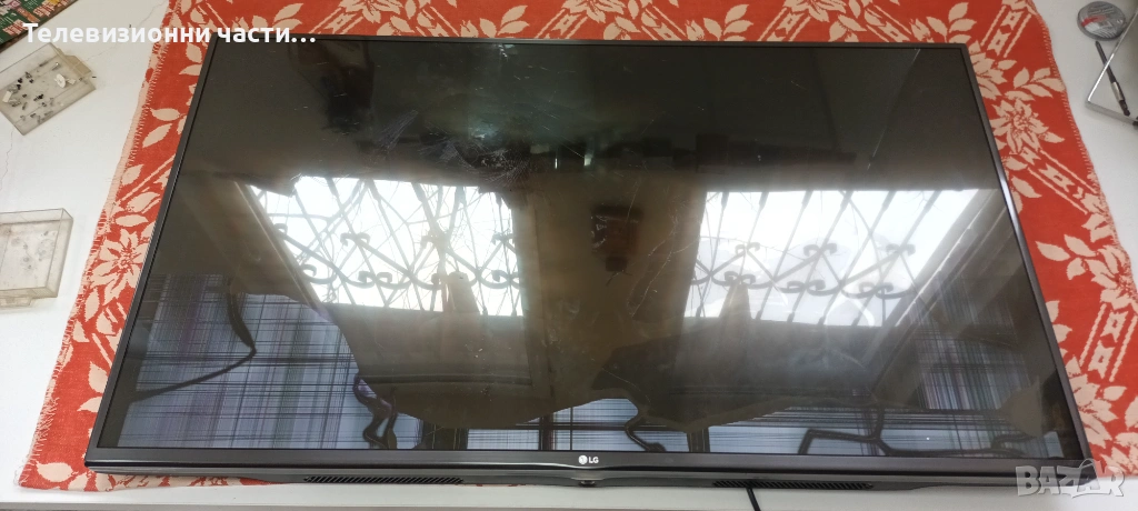LG 50LF652V-ZA със счупен екран LC500DUH(MG)(P1)/EAX66207203(1.0) EBT63745803/EAX66203101(1.7), снимка 1