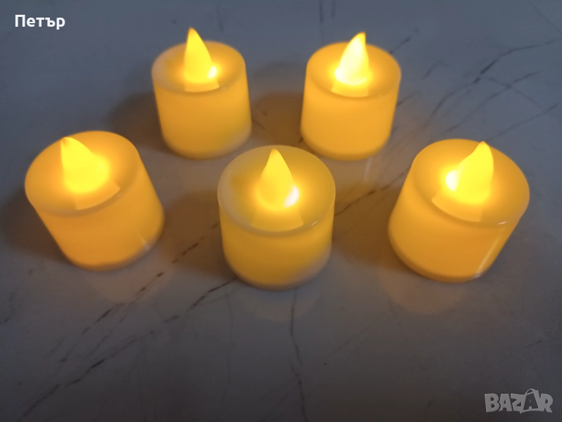 LED свещи, LED коледни свещи, украса за празник, снимка 1