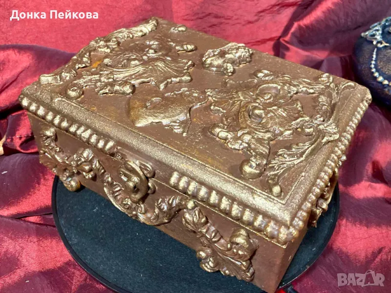 Ръчно изработена кутия за бижута, снимка 1