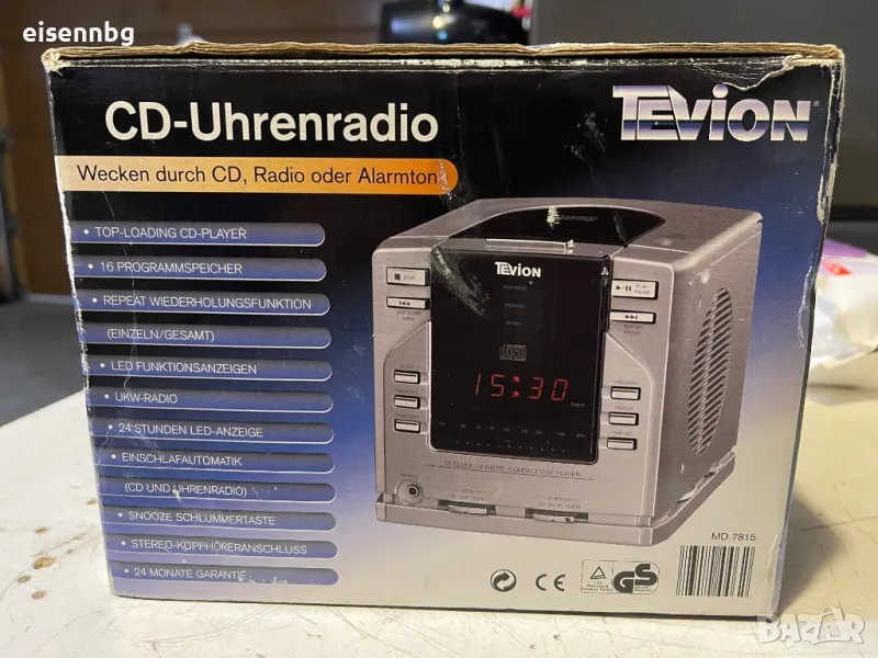Tevion MD-7815 CD.Радио,Часовник и Будилник , снимка 1