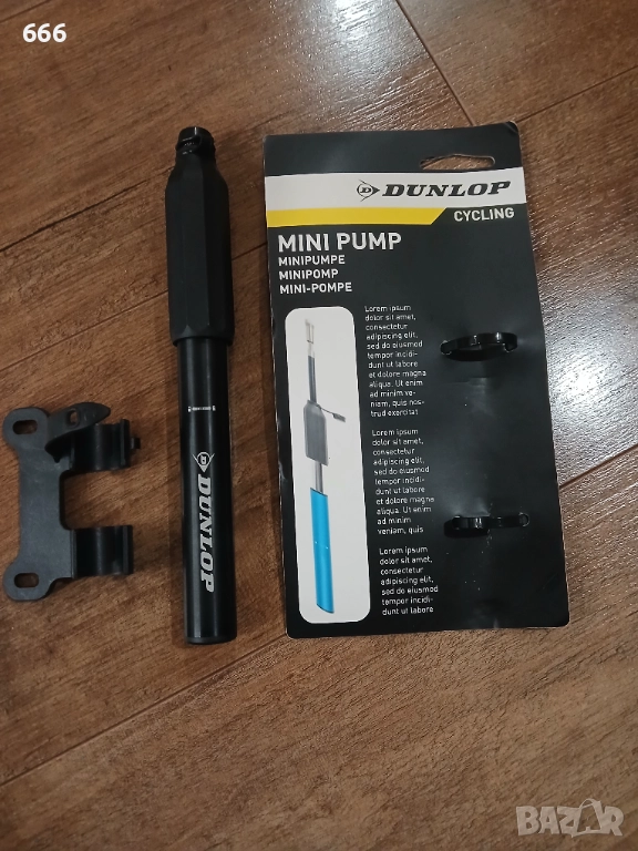 Помпа за велосипед DUNLOP , снимка 1