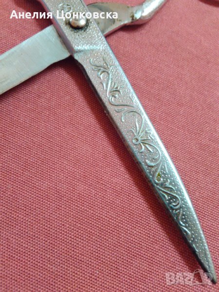 Стара ножица с инкрустации, снимка 1