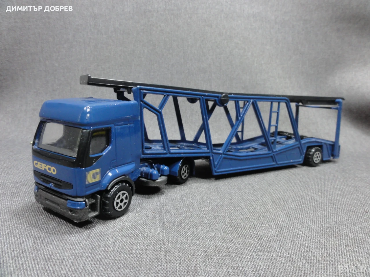 СТАРА РЕТРО МЕТАЛНА КОЛИЧКА КАМИОН TIR RENAULT АВТОВОЗ MAJORETTE, снимка 1