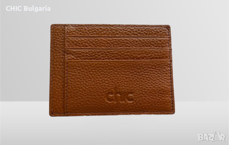 Кожен картодържател + подарък химикалка и стилен калъф - КОЛЕДНА ПРОМОЦИЯ, снимка 1