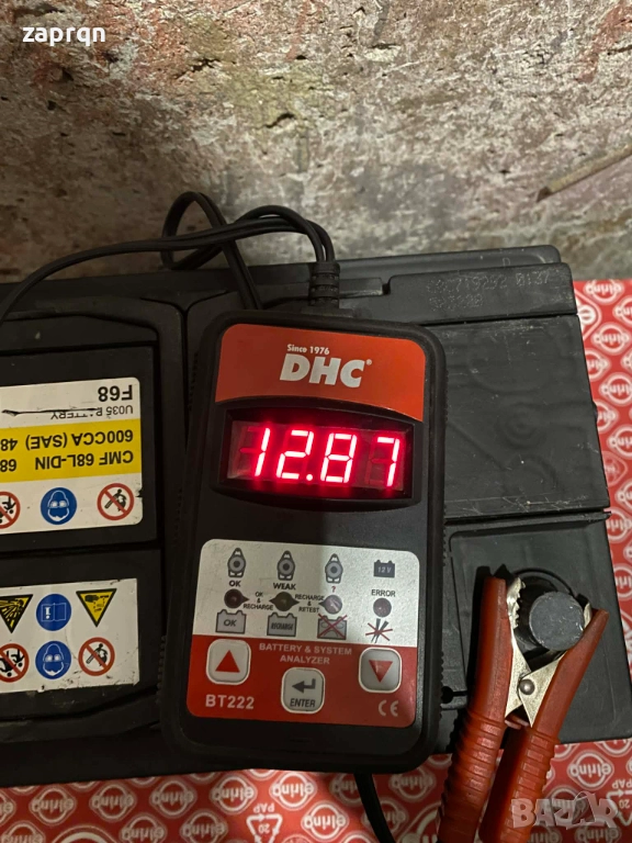 Почти нов акумулатор 68 амп/ч 480 А Американски с гаранция, снимка 1