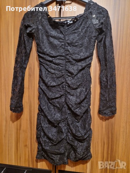 Нова черна дантелена рокля,НМ, снимка 1