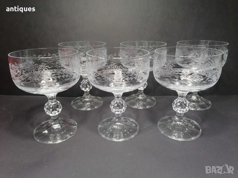 Търся / Купувам нови комплекти стъклени кристални чаши за вино, уиски, шампанско, вода, снимка 1