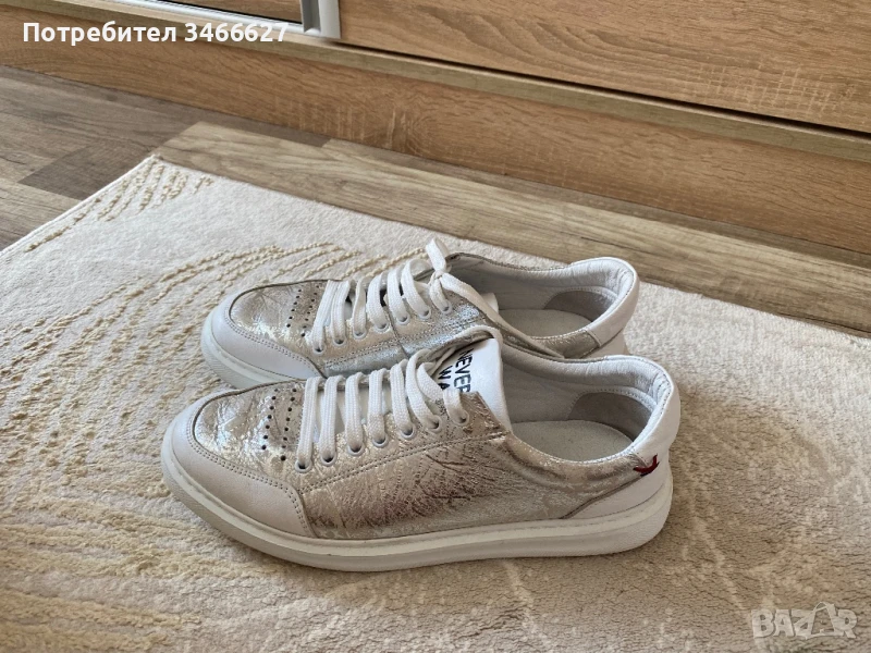 Дамски спортни обувки от естествена кожа , снимка 1