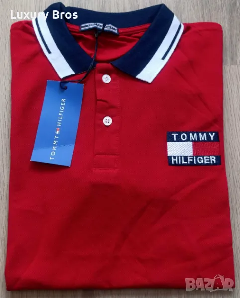 Мъжки тениски с яка Tommy Hilfiger, снимка 1