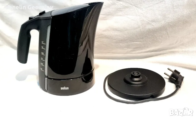 Електрическа кана за вода ,,Braun" WK300, 2200 W, 1.7 л, Черна, снимка 1