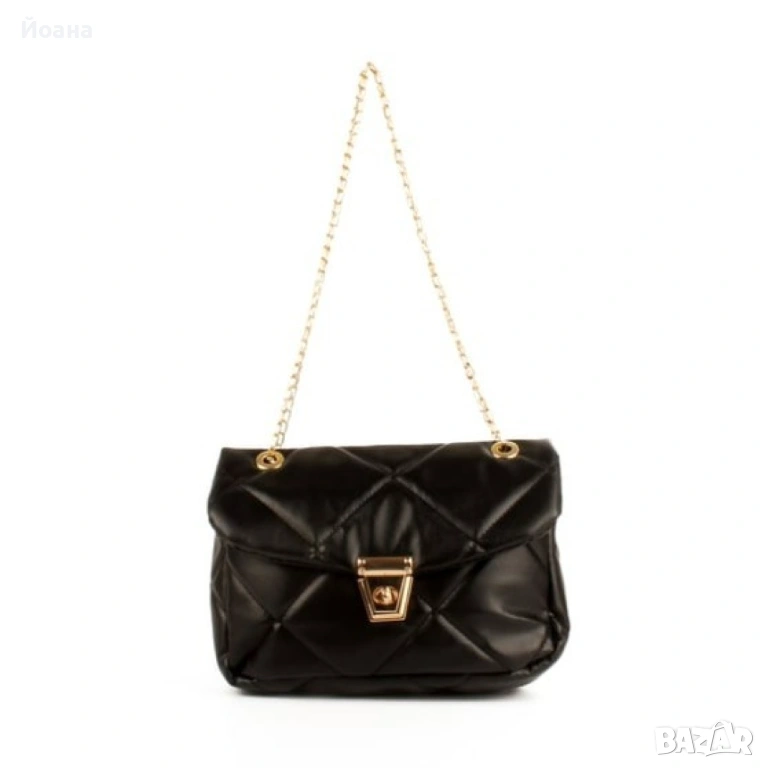 Дамска ватирана мека чанта в стилен дизайн , снимка 1