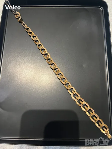 позлатена веришка за джобен чесовник, снимка 1