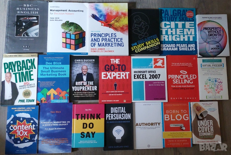 Бизнес книги на английски език - Business, Marketing, Sales, Management, снимка 1