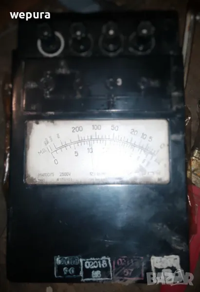 МЕГЕР уред за измерване на изолация, снимка 1