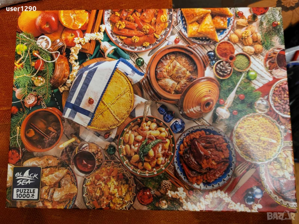 коледен пъзел 1000 части, снимка 1