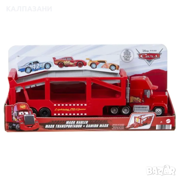 Mattel CARS TRUCKS Aвтовоза Мак за 12 колички HDN03 , снимка 1