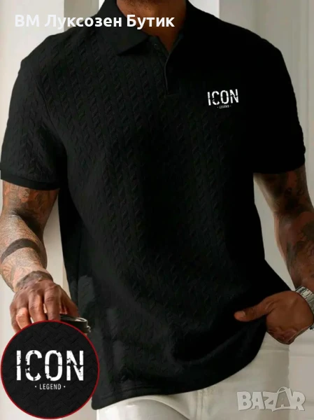 👕 Мъжка Polo тениска ICON – стил, сила и характер в едно 👕, снимка 1