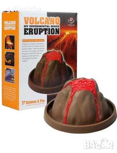 Експеримент за вулканично изригване , снимка 1