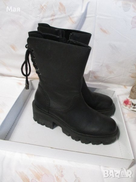 Дамски ботуши от естествена кожа , снимка 1