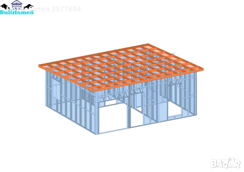Къща,Преместваема къща,Сглобяеми къщи,Модулни,Жилищни-42м² , снимка 1